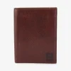 New Porte Feuille Passeport En Cuir Marron Fonce Homme Portefeuilles