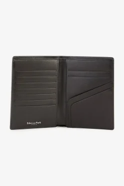 Online Portefeuille Passeport En Cuir Noir Homme Portefeuilles