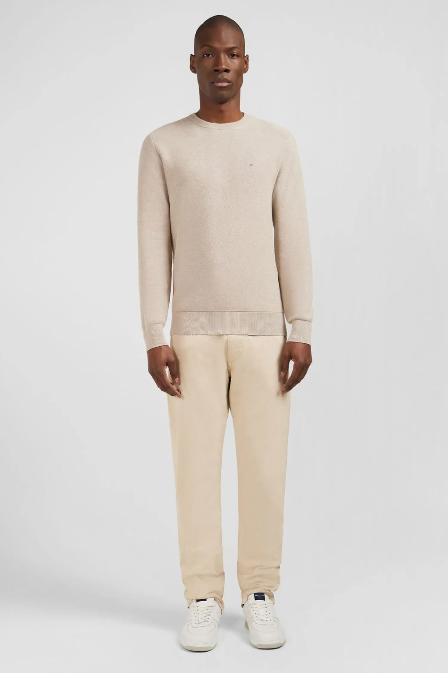 Clearance Pu Beige En aie Fantaiie Homme Pulls