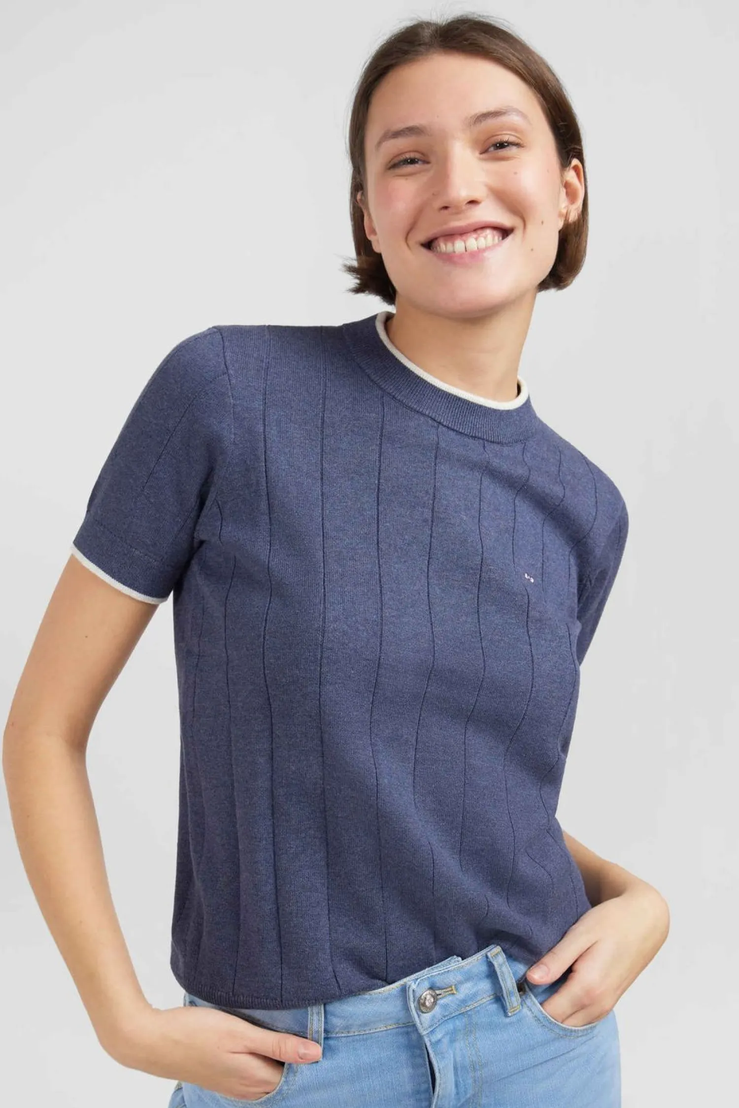 Best Pu Beu A anche Courte Uni Femme Pulls