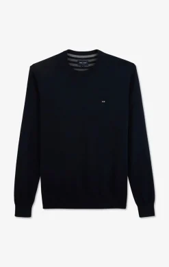 Hot Pu Beu arine A Co Rond En Coton Homme Pulls