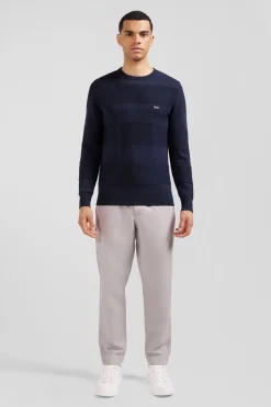 Pu Co Rond arine A Jeux De aie En Coton Homme Pulls