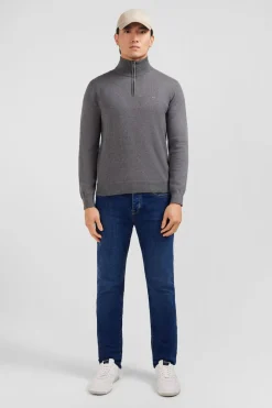 Hot Pu Gri A Co Caionneur En Coton Homme Pulls