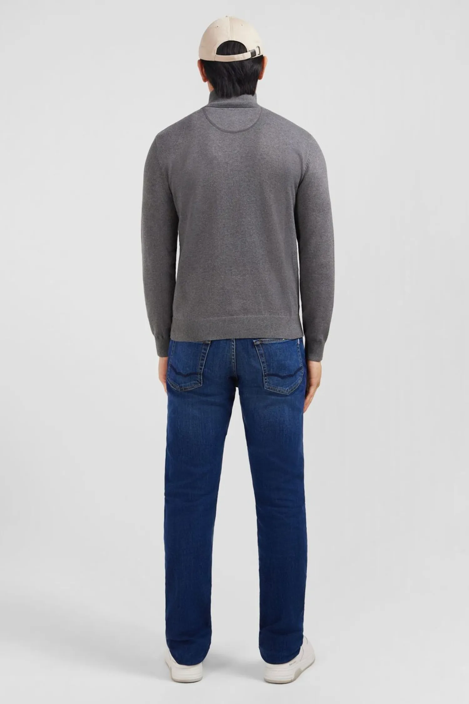 Hot Pu Gri A Co Caionneur En Coton Homme Pulls