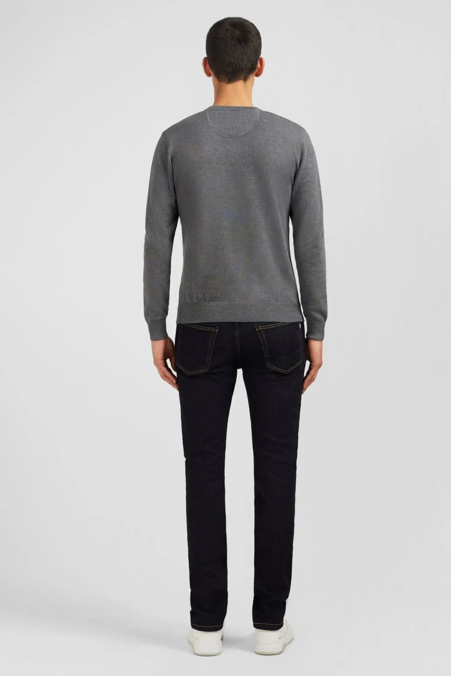 Discount Pu Gri A Co V En Coton Homme Pulls