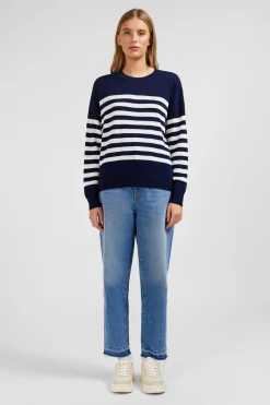 Sale Pu ariniere arine Et Banc En in Et Coton Femme Pulls