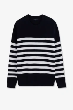 Sale Pu ariniere arine Et Banc En in Et Coton Femme Pulls