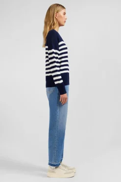 Sale Pu ariniere arine Et Banc En in Et Coton Femme Pulls