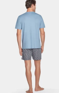 Best Pyjaa Court Cie A icro otif Feur En Jerey Coton Homme Pyjamas