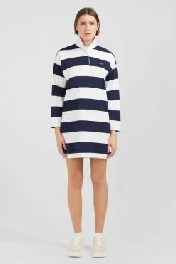Best Robe A arge Rayure Bicoore Femme Robes