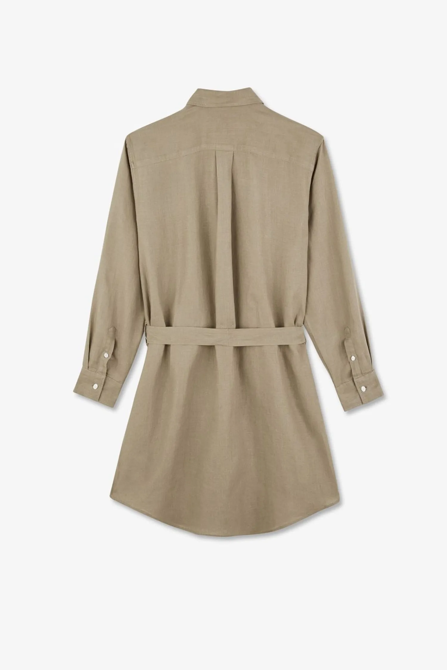 Outlet Robe Cheie En in Kaki Femme Robes