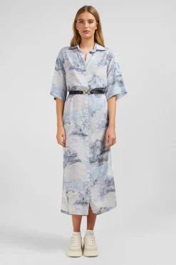 New Robe Cheie En yoce Beu Iprie Paier Femme Robes