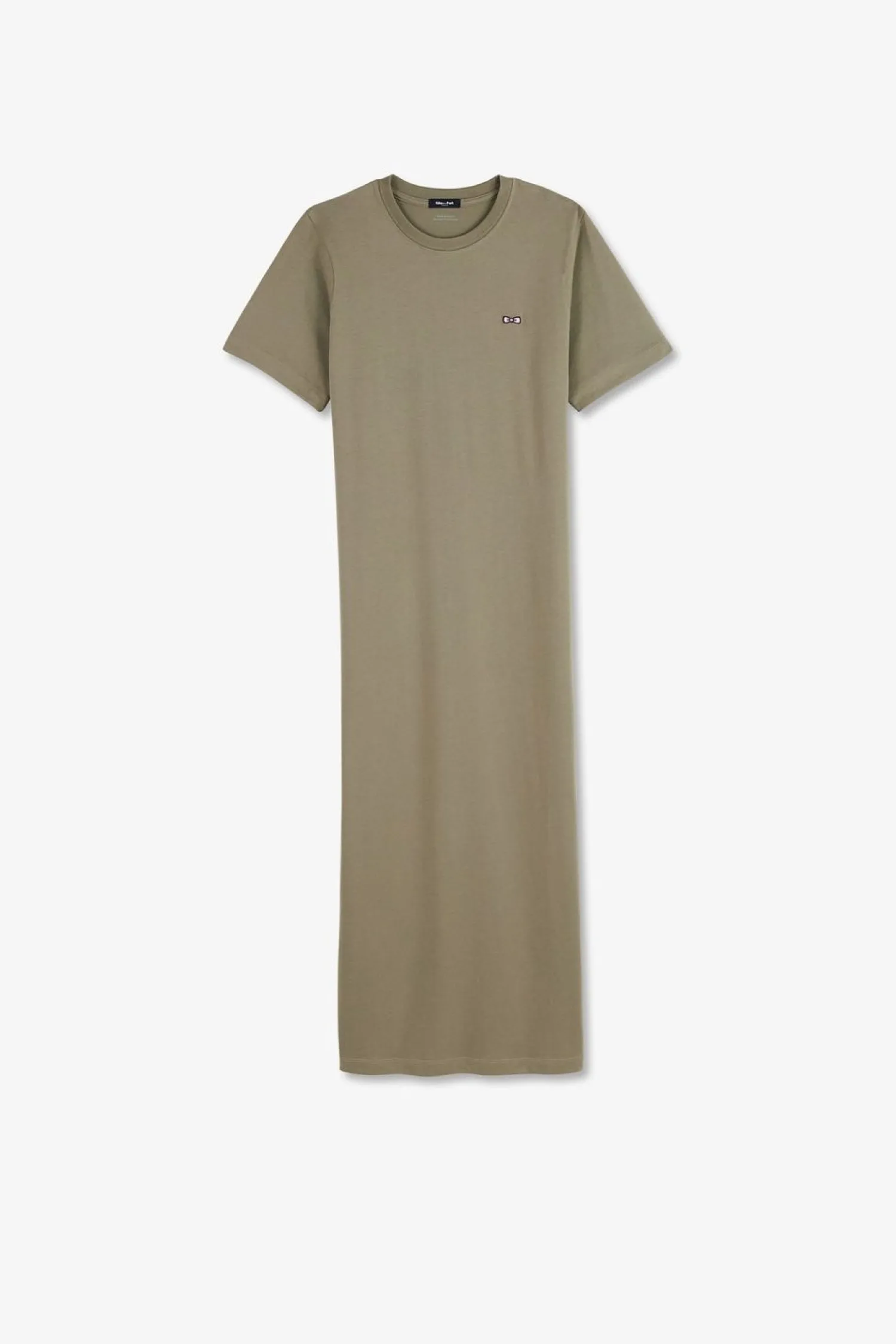 New Robe T-hirt Beige En Coton Pia Femme Robes