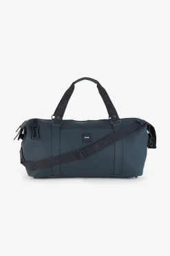 New Sac De Voyage En Gomme Bleu Fonce Homme Sacs De Voyage