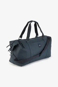 New Sac De Voyage En Gomme Bleu Fonce Homme Sacs De Voyage