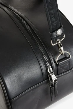 Online Sac De Voyage Ovale Noir En Cuir Homme Sacs De Voyage