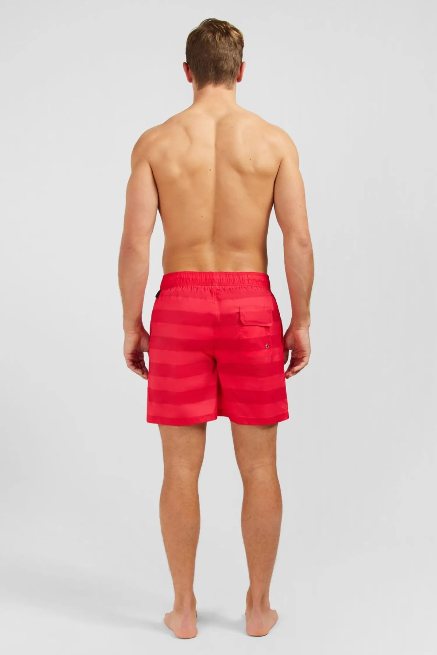 Discount hort De Bain A Rayure Rouge Homme Maillots De Bain