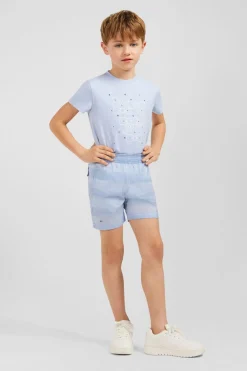 Best Short De Bain Enfant A Rayures Bleu Clair Enfant Enfant