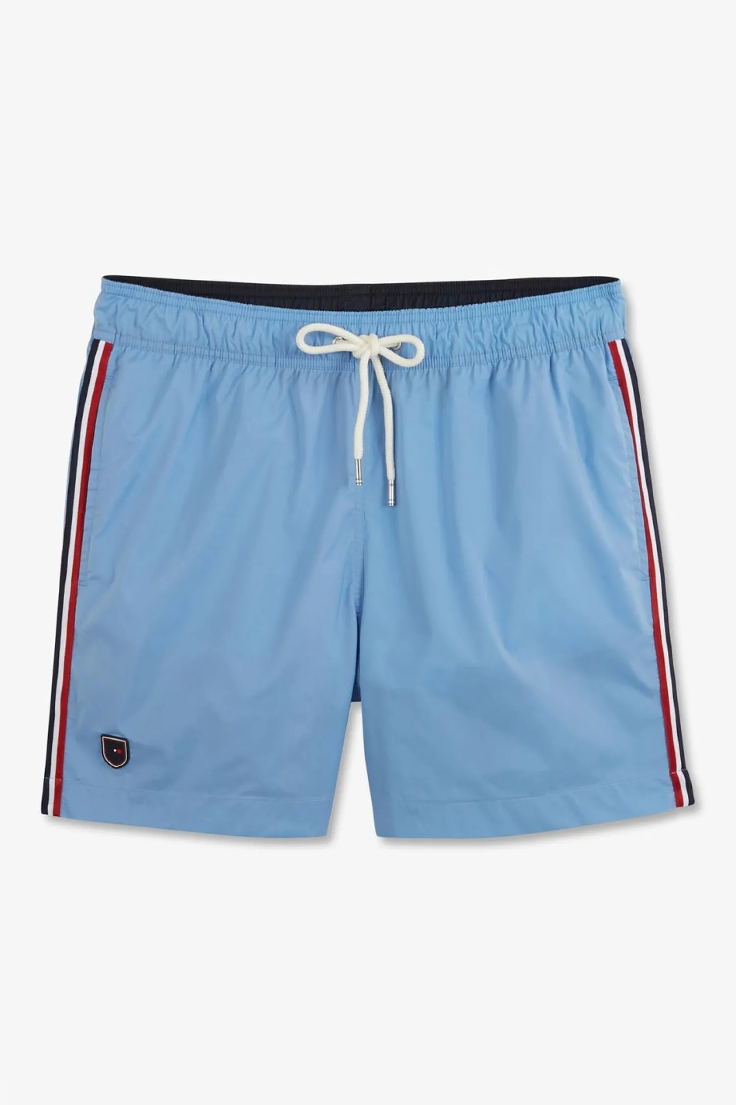 Clearance hort De Bain Uni Detai Bande Tricoore Homme Maillots De Bain