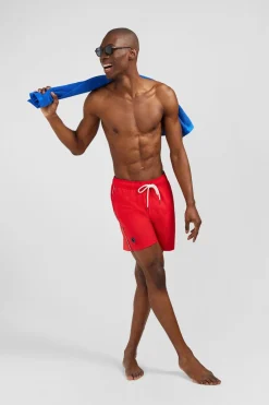 Best hort De Bain Uni Detai Bande Tricoore Homme Maillots De Bain