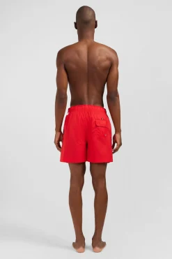 Best hort De Bain Uni Detai Bande Tricoore Homme Maillots De Bain
