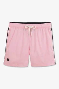 hort De Bain Uni Detai Bande Tricoore Homme Maillots De Bain