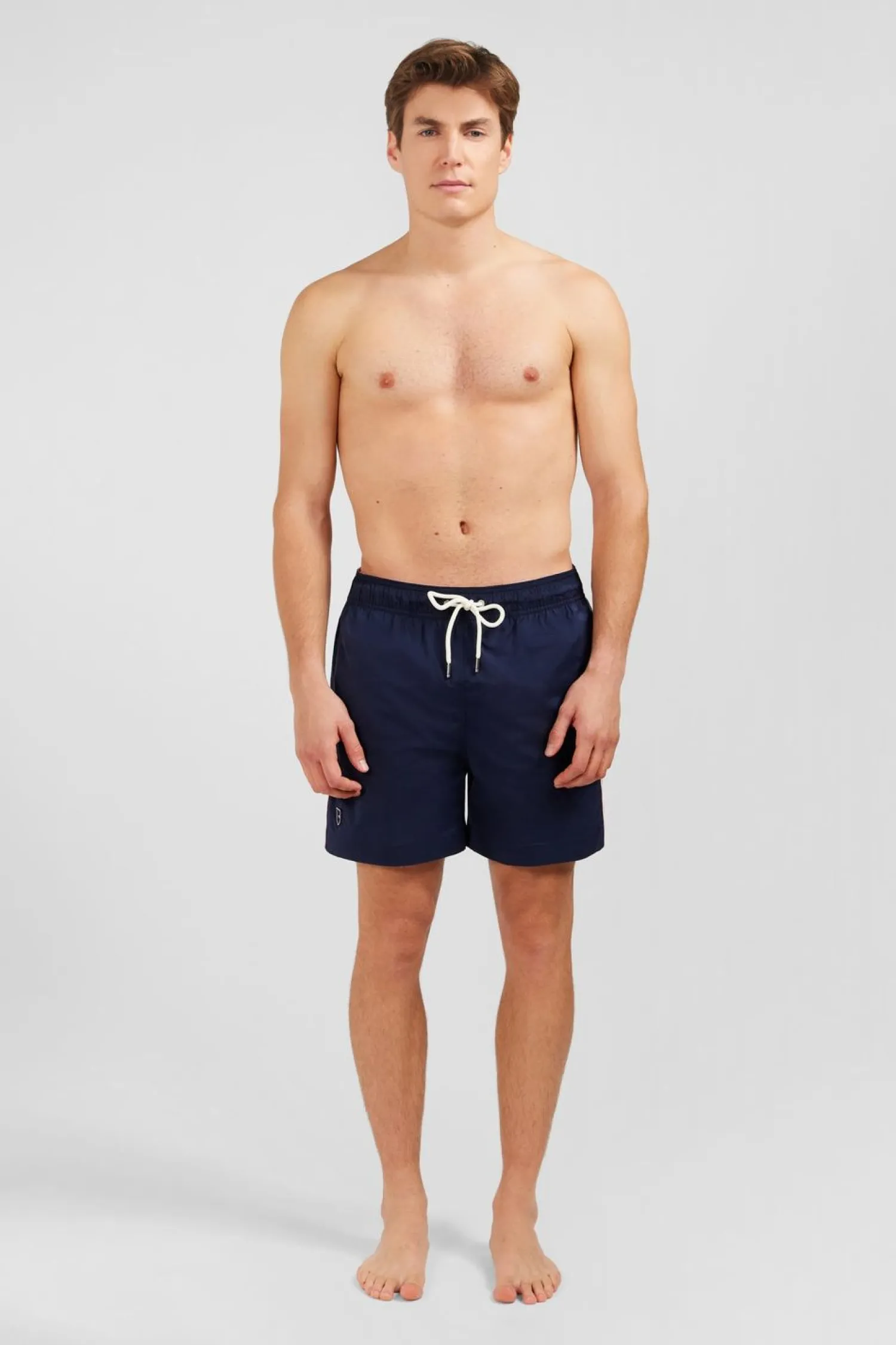 Online hort De Bain Uni Detai Bande Tricoore Homme Maillots De Bain