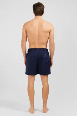 Online hort De Bain Uni Detai Bande Tricoore Homme Maillots De Bain