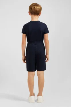 Discount Short En Molleton Coton Marine Coupe Regular Enfant Enfant