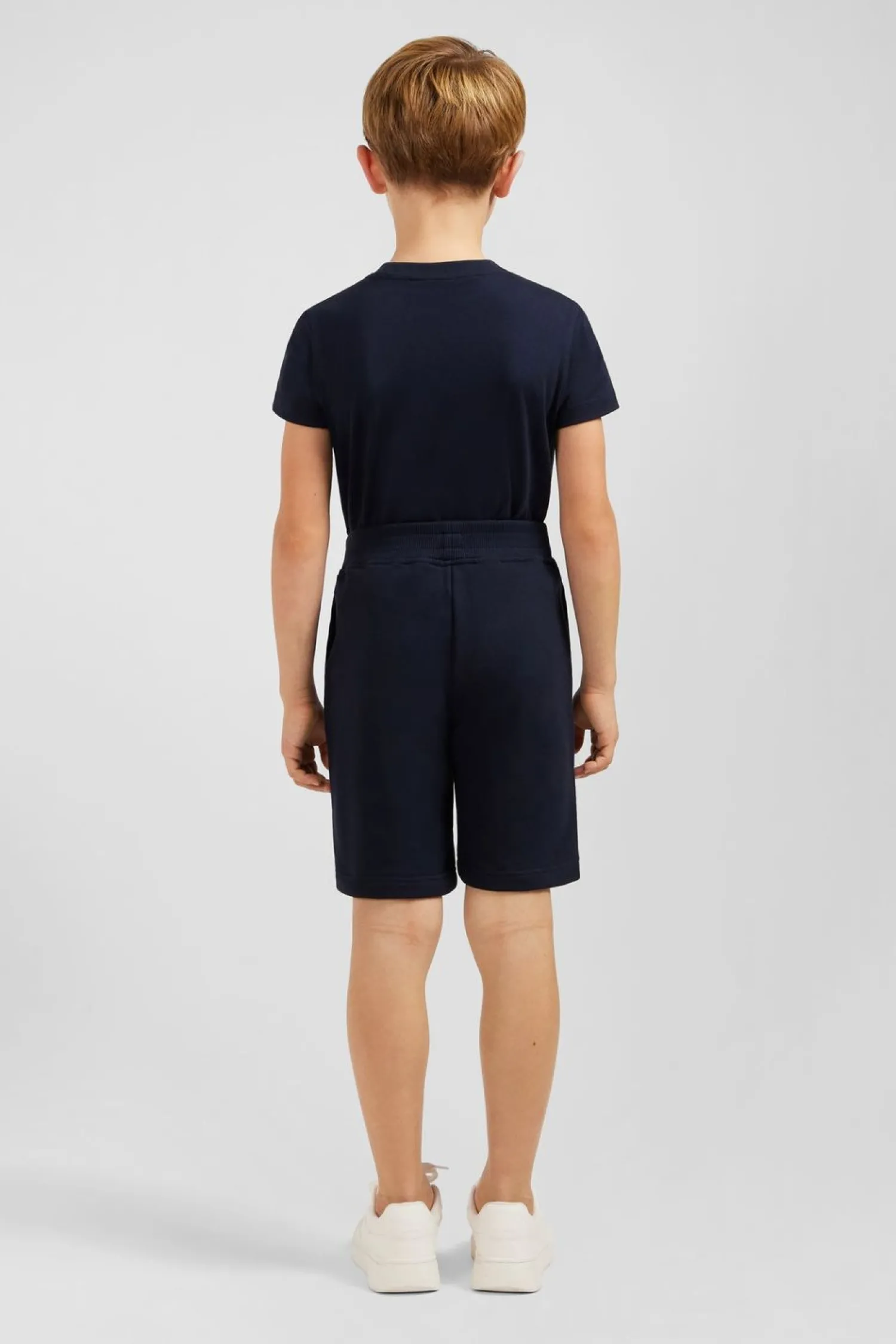 Discount Short En Molleton Coton Marine Coupe Regular Enfant Enfant