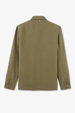 urcheie Kaki A Poche Paquee Coupe Caique Homme Manteaux Et Vestes