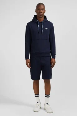Sale weat Beu Fonce Uni A Capuche Homme Sweats