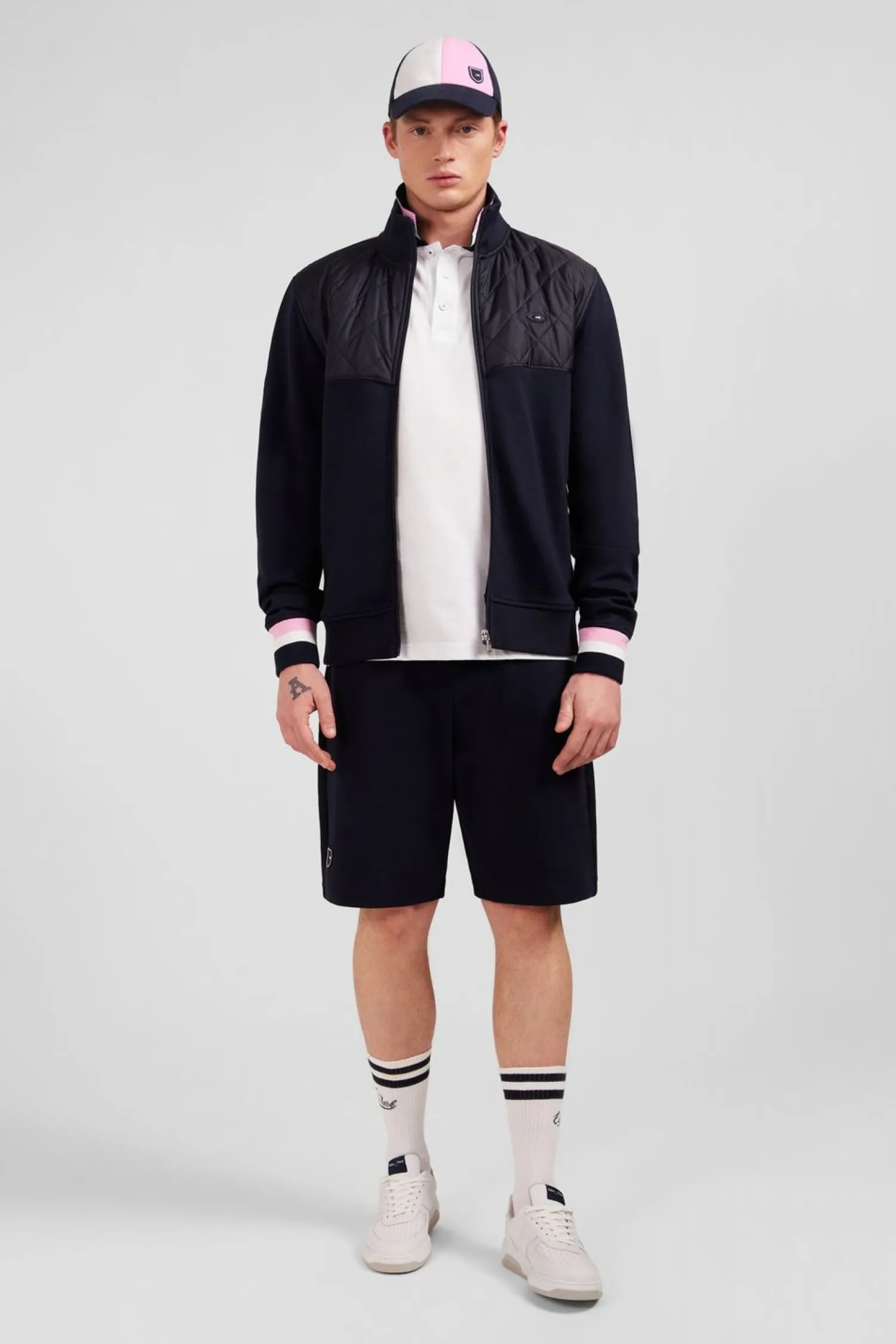 Outlet weat Beu Fonce Zippe Coorbock Homme Sweats