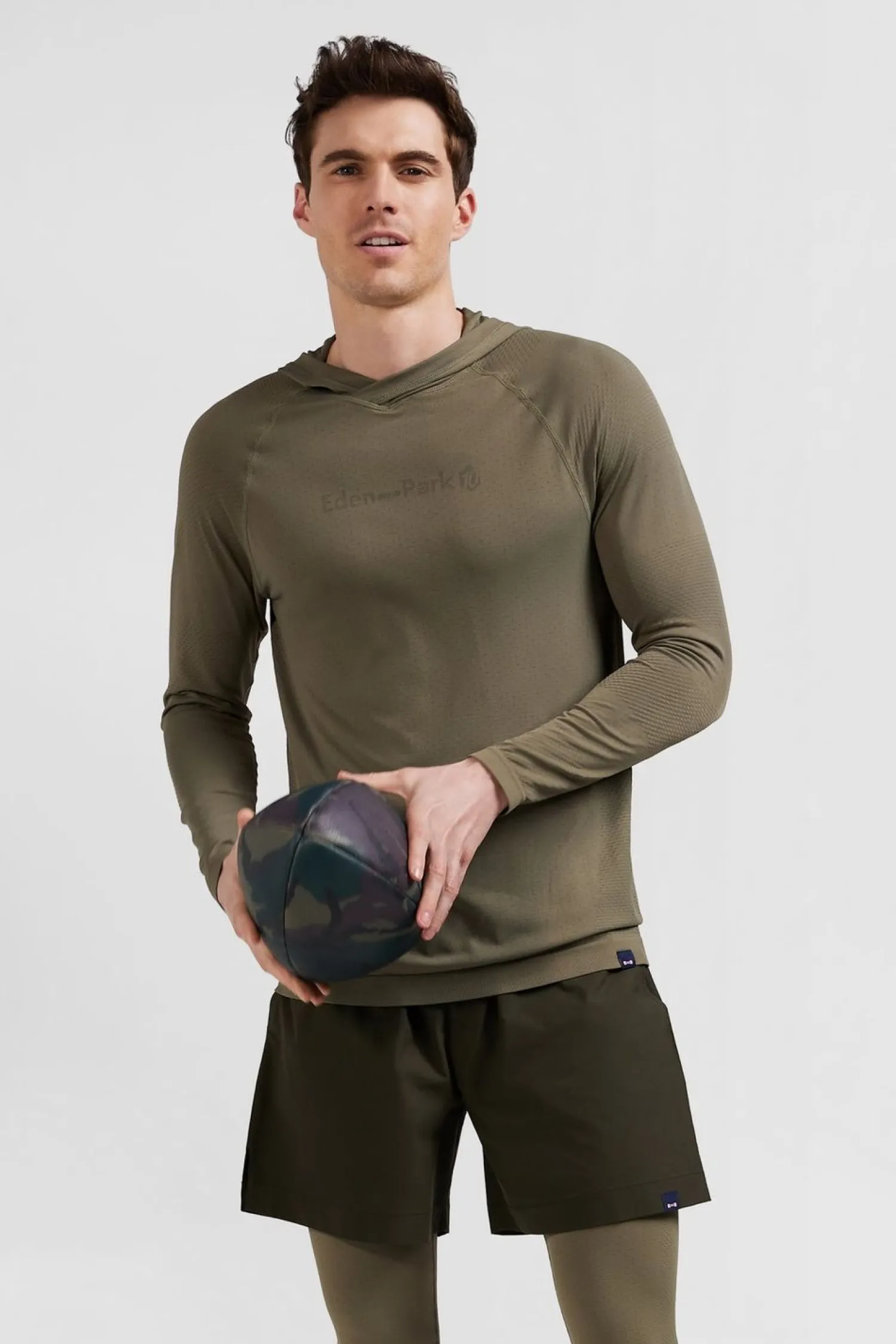 Discount weathirt A Capuche A anche Cercee Kaki Homme Sweats