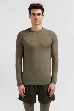 Discount weathirt A Capuche A anche Cercee Kaki Homme Sweats
