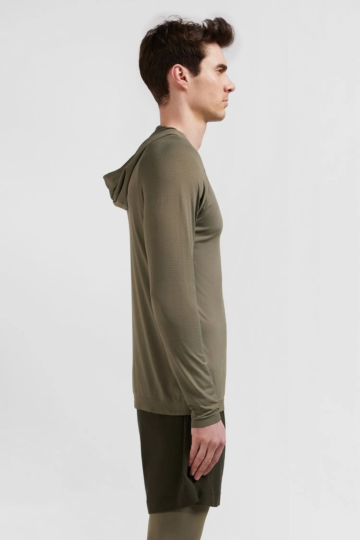 Discount weathirt A Capuche A anche Cercee Kaki Homme Sweats
