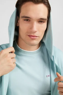 Discount weathirt A Capuche En oeton Vert Ebee Noeud Papion Homme Sweats