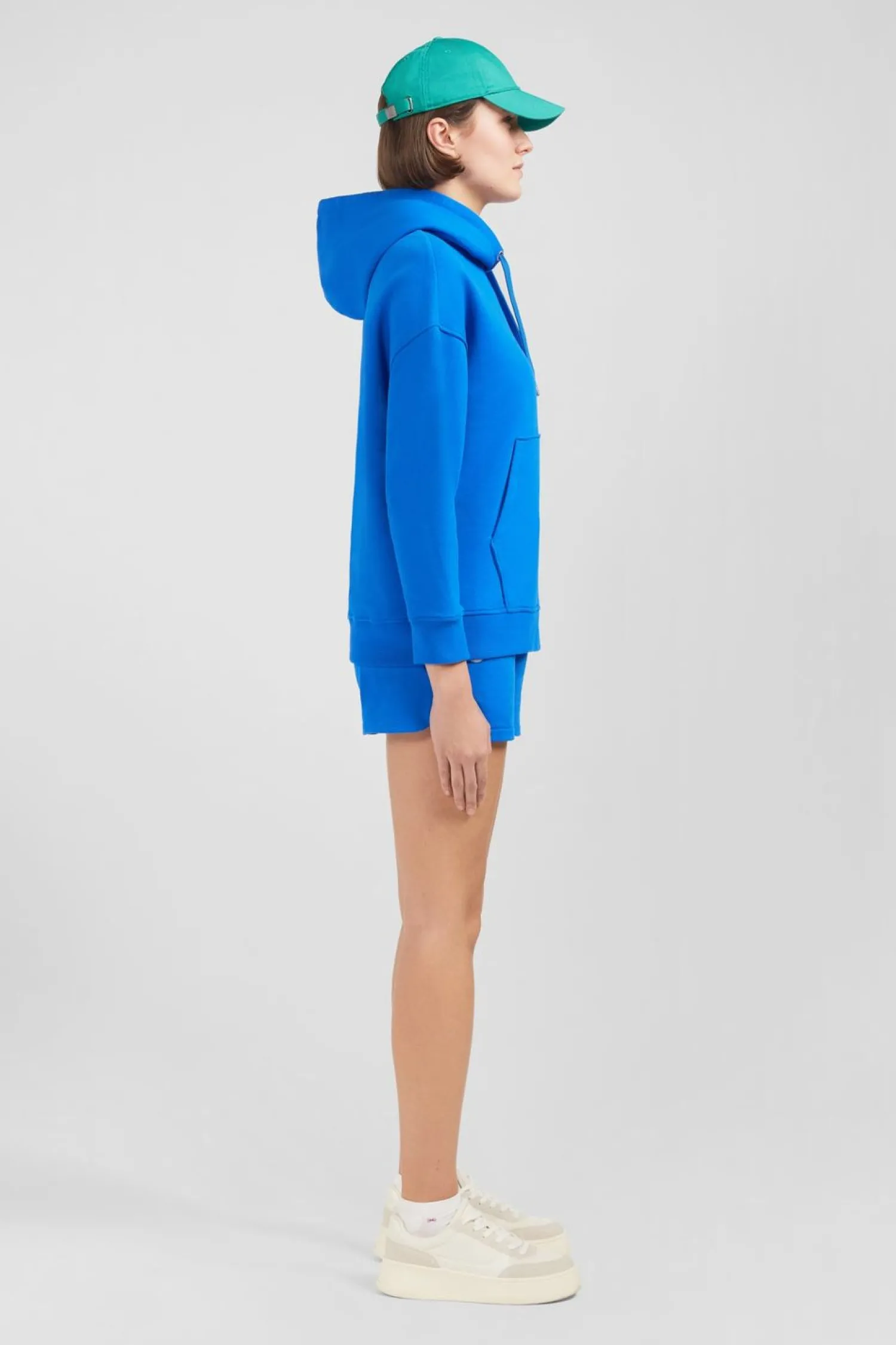 New weathirt A Capuche En oeton Beu Femme Sweats