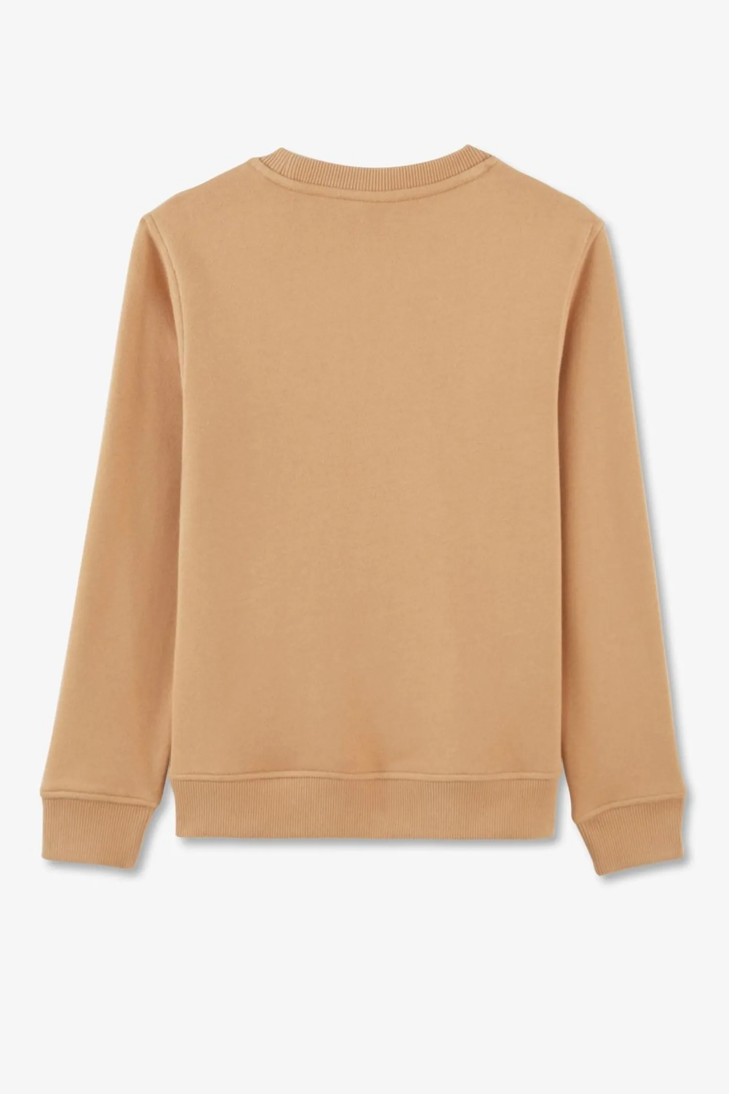 Outlet Sweatshirt Col Rond French Flair Beige En Molleton Coton Enfant Enfant