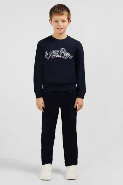 Clearance Sweatshirt Col Rond Serigraphie En Molleton Coton Enfant Enfant
