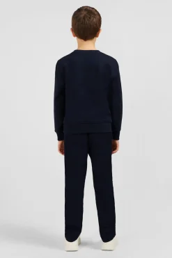 Clearance Sweatshirt Col Rond Serigraphie En Molleton Coton Enfant Enfant