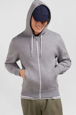 Clearance weat Zippe A Capuche Gri Fonce Homme Sweats
