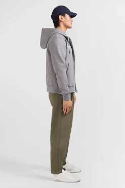 Clearance weat Zippe A Capuche Gri Fonce Homme Sweats
