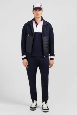Online weat Zippe Beu Fonce A Capuche Tricoore Homme Sweats