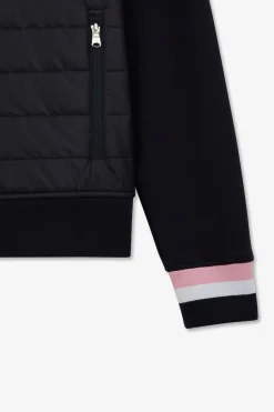 Online weat Zippe Beu Fonce A Capuche Tricoore Homme Sweats