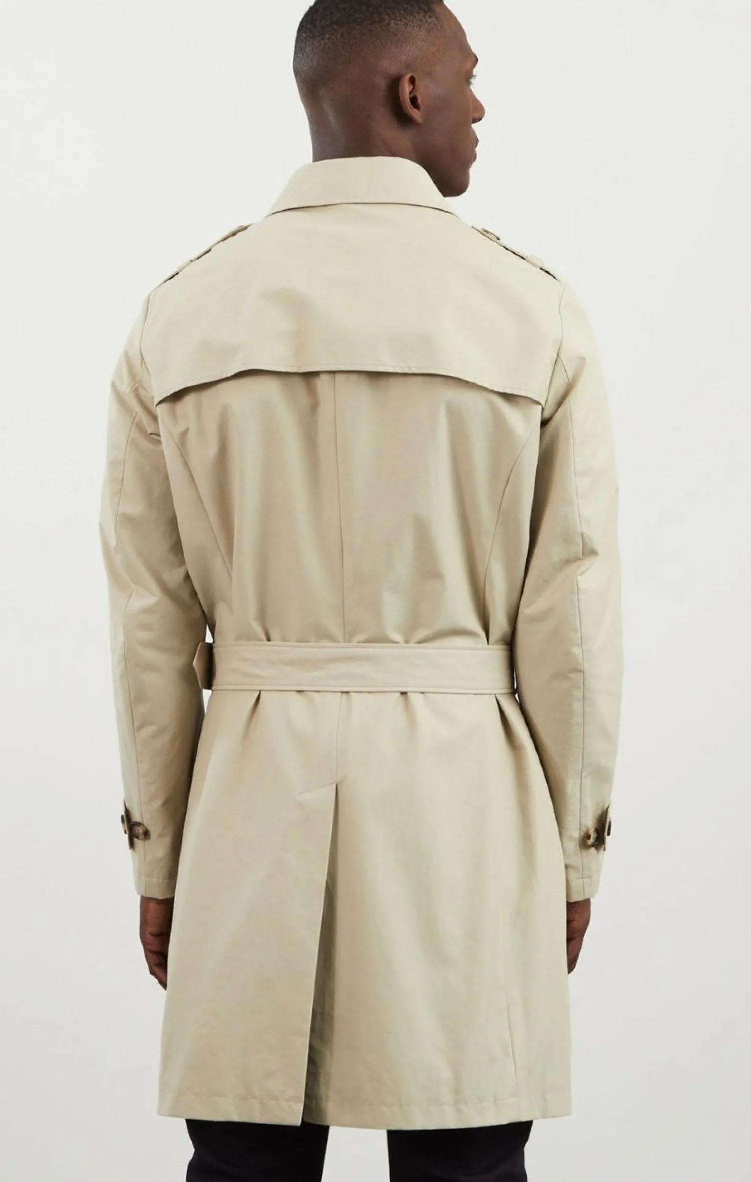 Trench Coat Deperant Beige Homme Manteaux Et Vestes