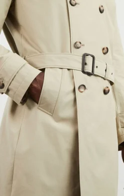 Trench Coat Deperant Beige Homme Manteaux Et Vestes