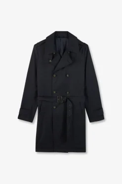 Clearance Trench Coat Deperant Beu arine Homme Manteaux Et Vestes
