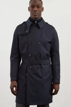 Clearance Trench Coat Deperant Beu arine Homme Manteaux Et Vestes