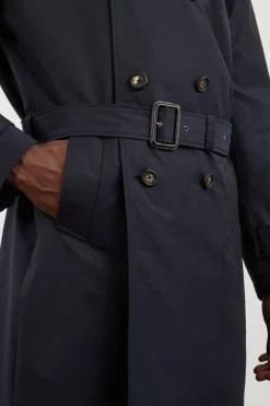 Clearance Trench Coat Deperant Beu arine Homme Manteaux Et Vestes